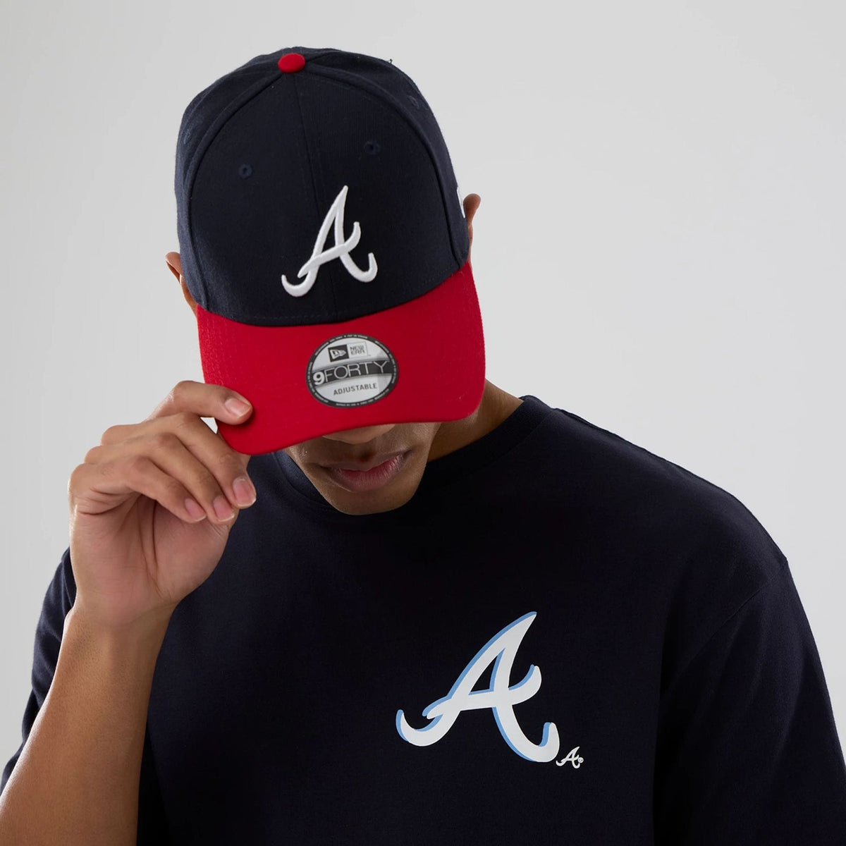 Atlanta Braves MLB Graphic Navy T-Shirt-zelvios