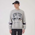 New York Yankees MLB Sport Classic Grey Crew Neck Sweater-zelvios