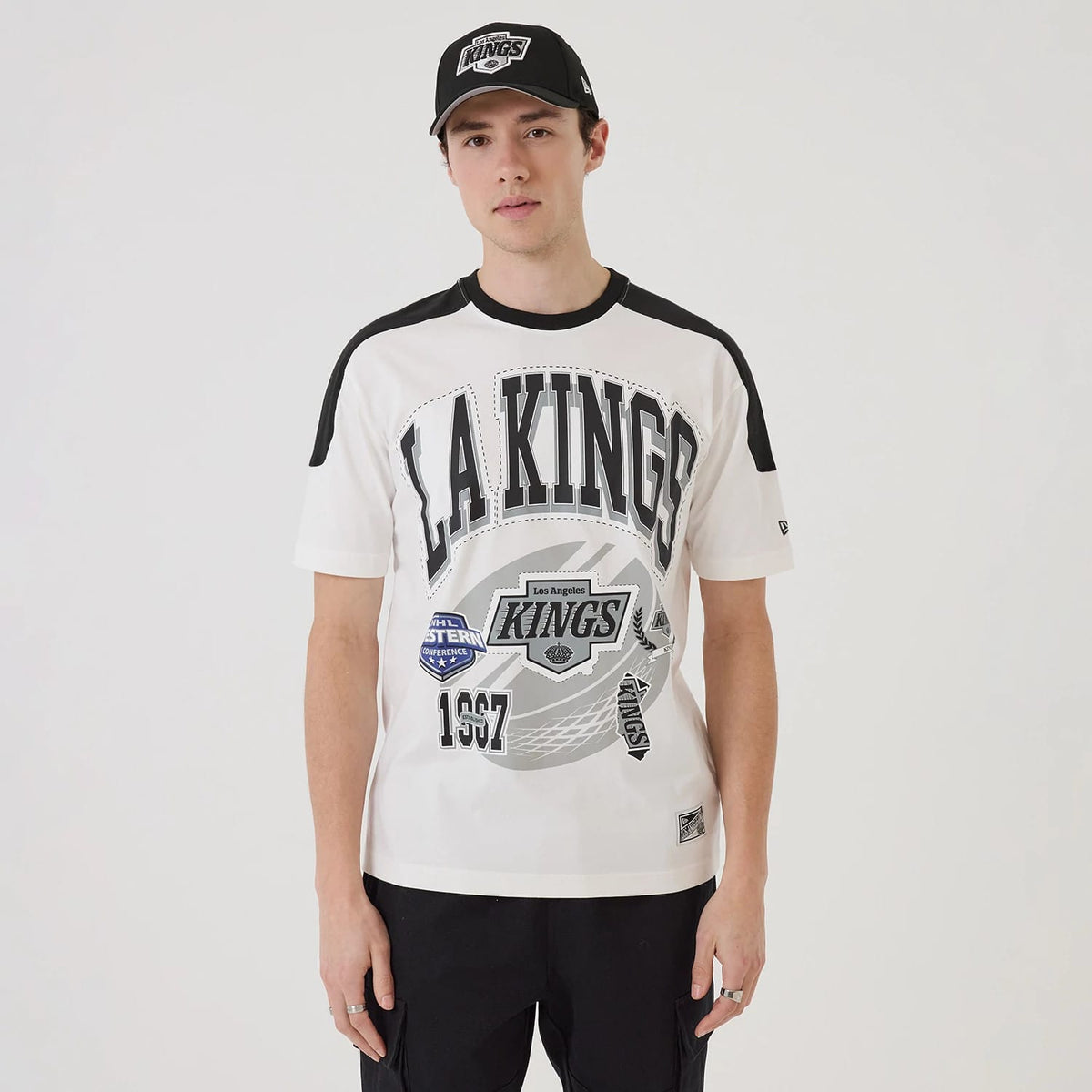 LA Kings NHL Sport Classic White T-Shirt-zelvios