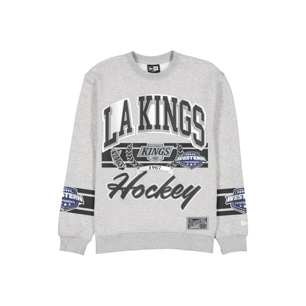 LA Kings NHL Sport Classic Grey Crew Neck Sweater-zelvios