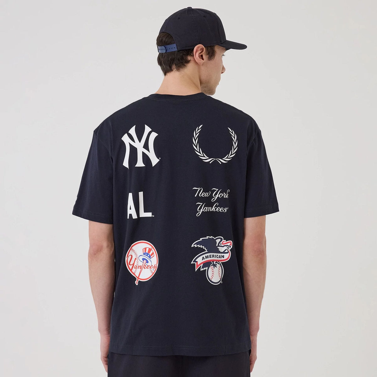 New York Yankees MLB Match Navy T-Shirt-zelvios