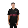 Chicago Bulls NBA Match Black T-Shirt-zelvios