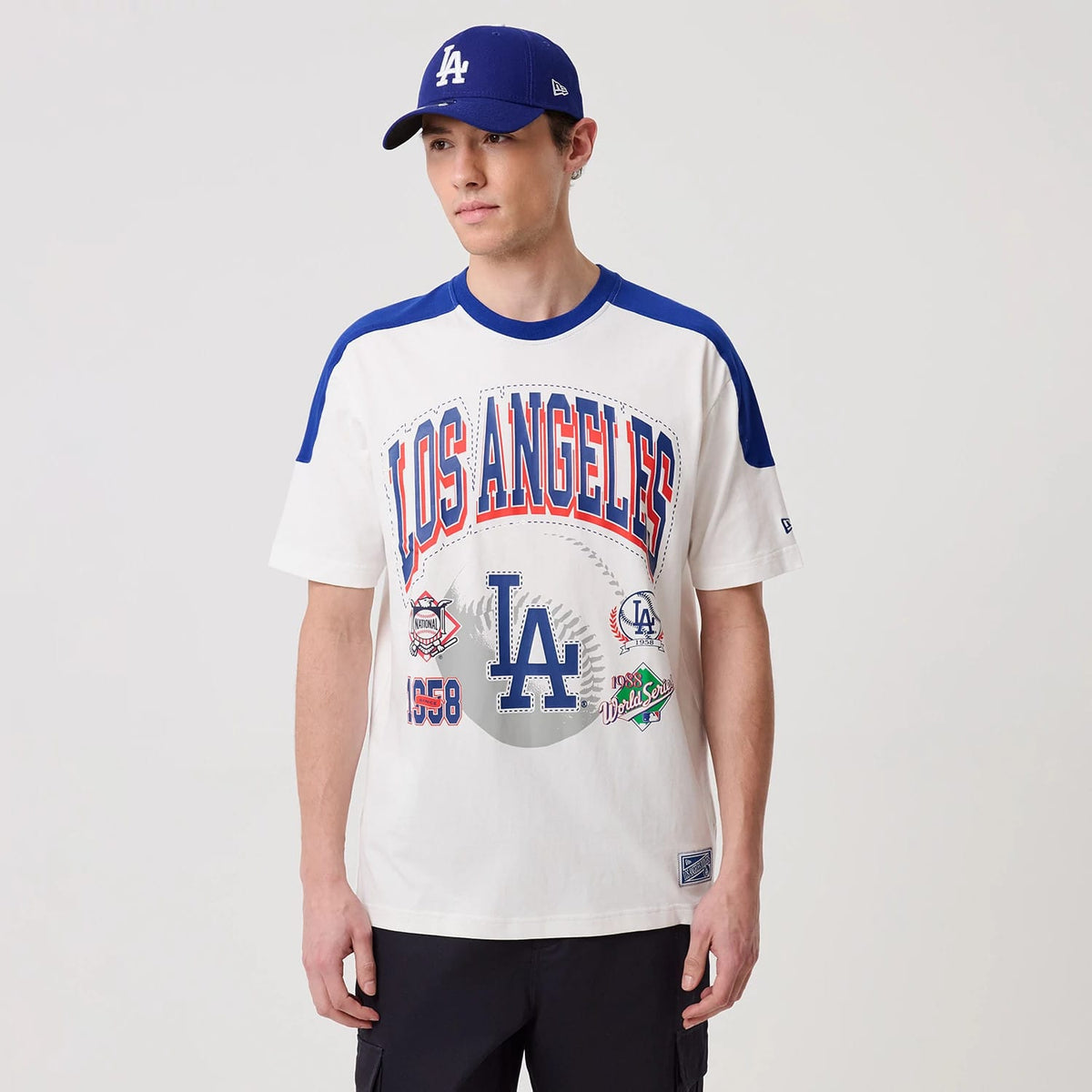 LA Dodgers MLB Sport Classic White T-Shirt-zelvios