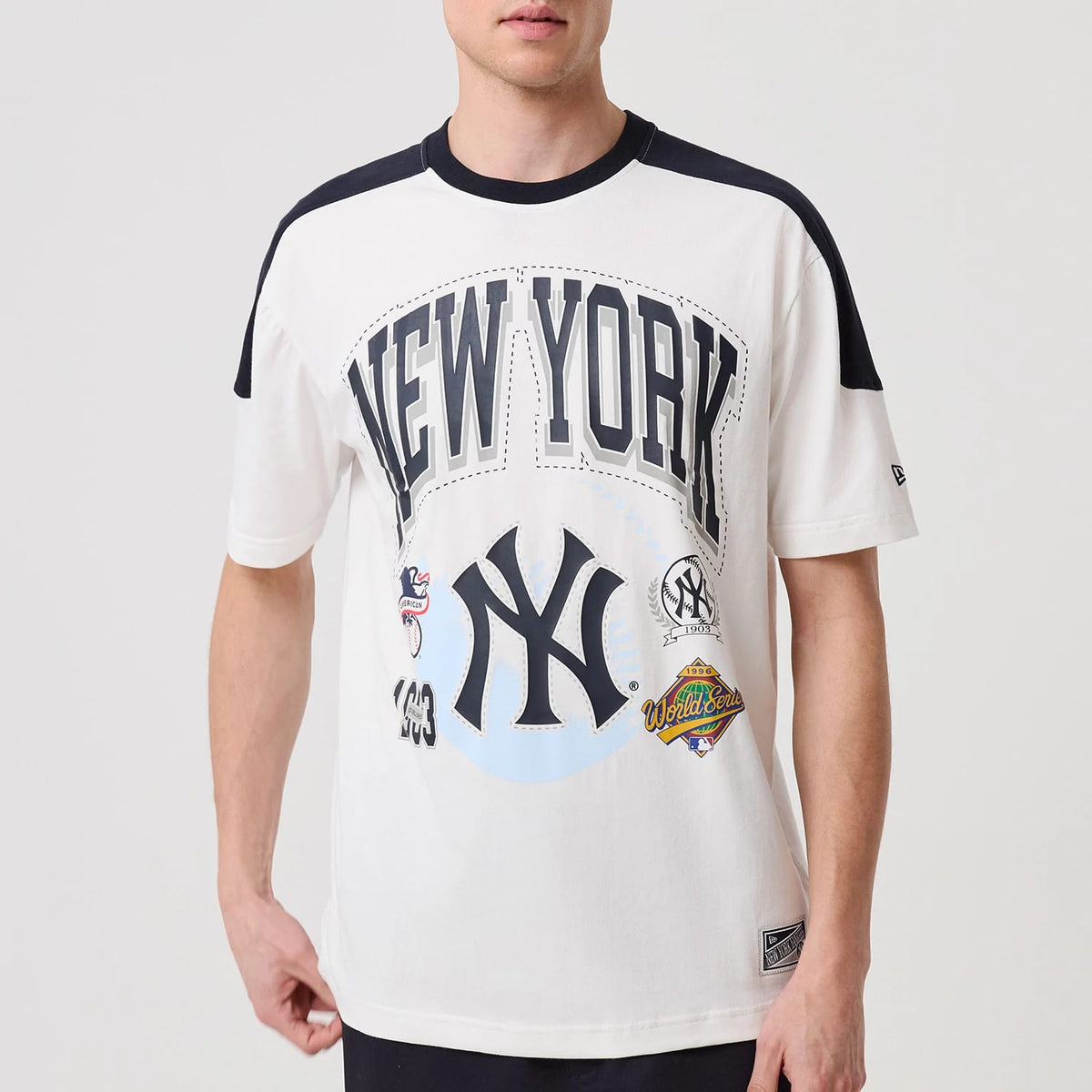 New York Yankees MLB Sport Classic White T-Shirt-zelvios