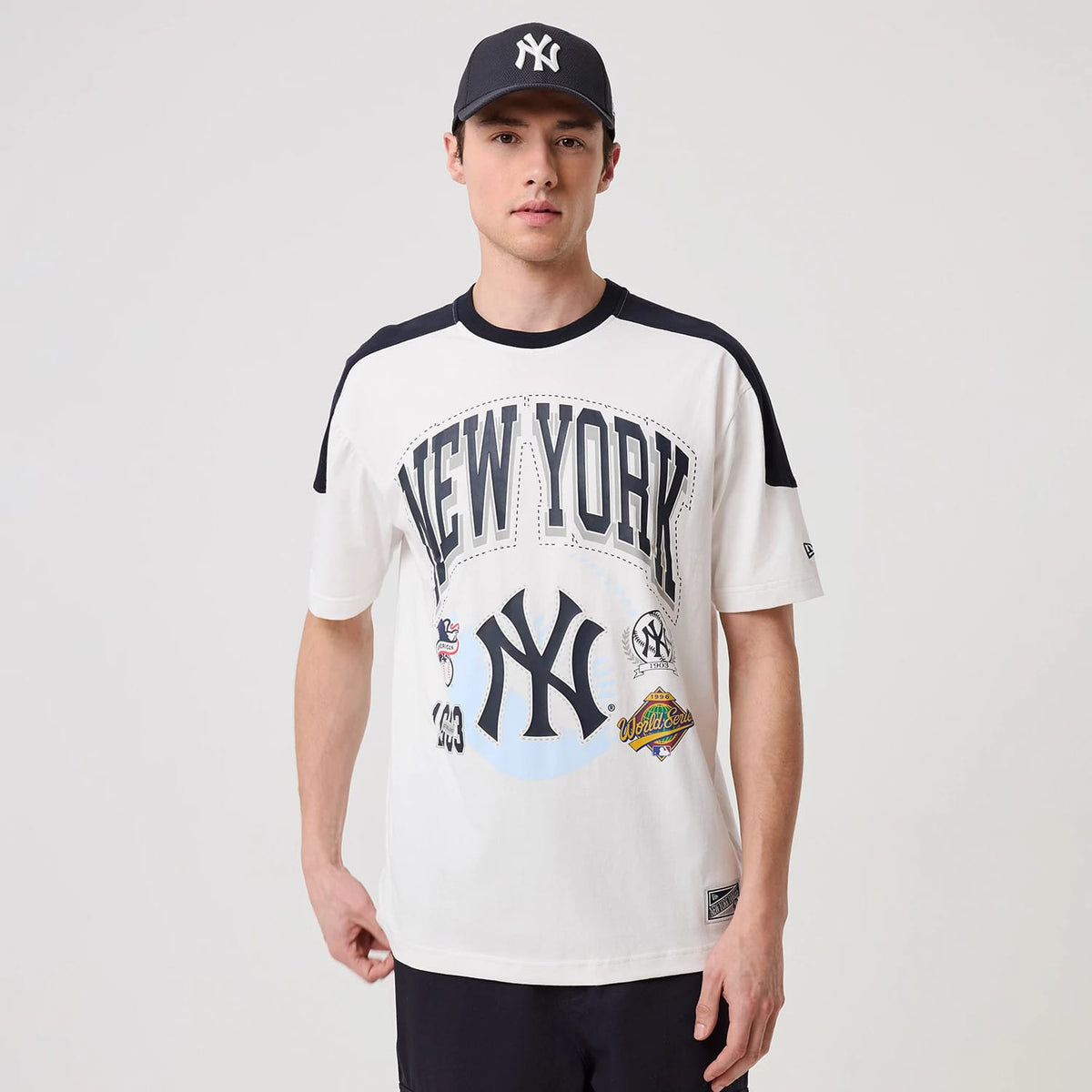 New York Yankees MLB Sport Classic White T-Shirt-zelvios