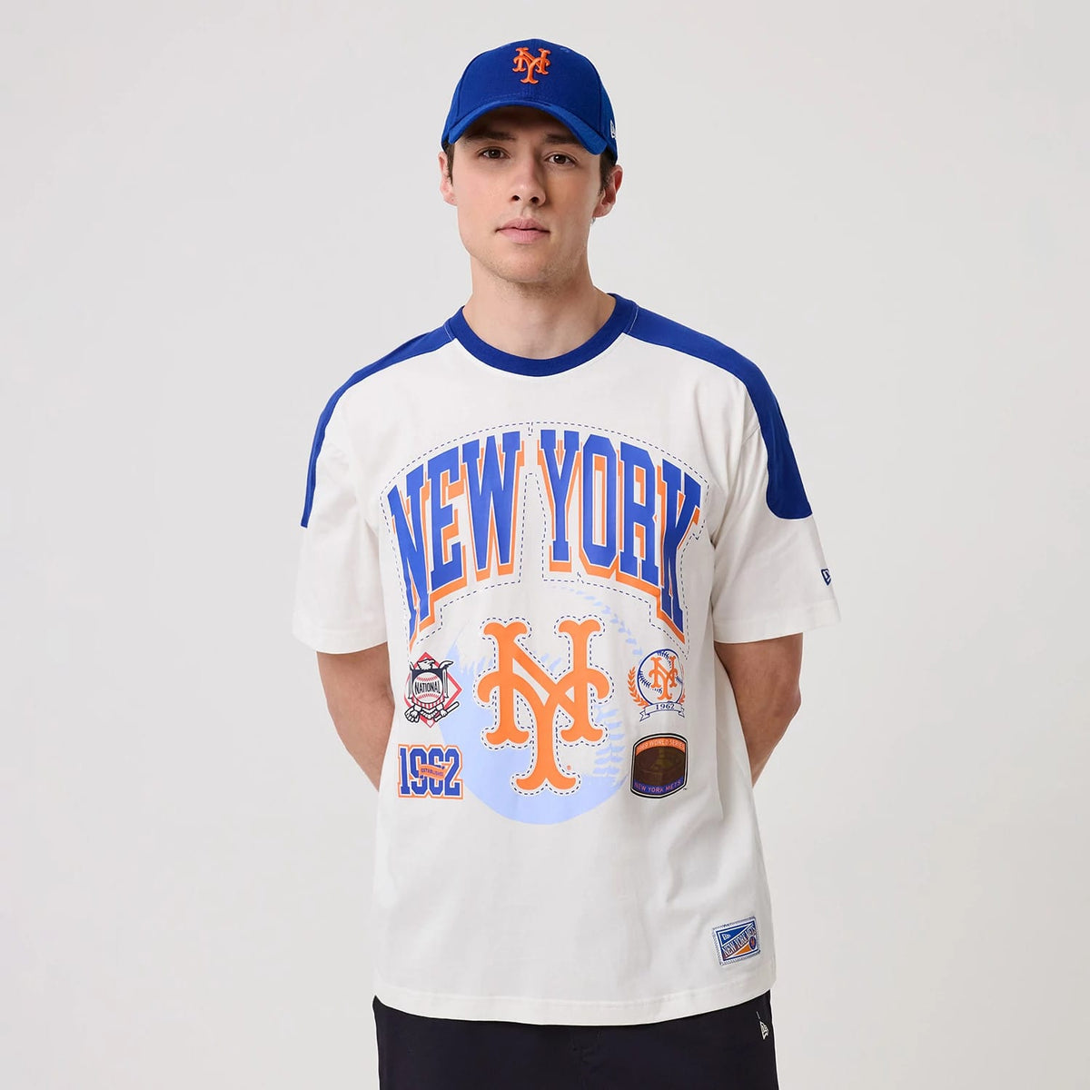 New York Mets MLB Sport Classic White T-Shirt-zelvios