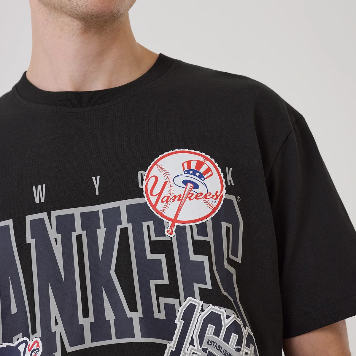 New York Yankees MLB Sport Classic Black T-Shirt-zelvios