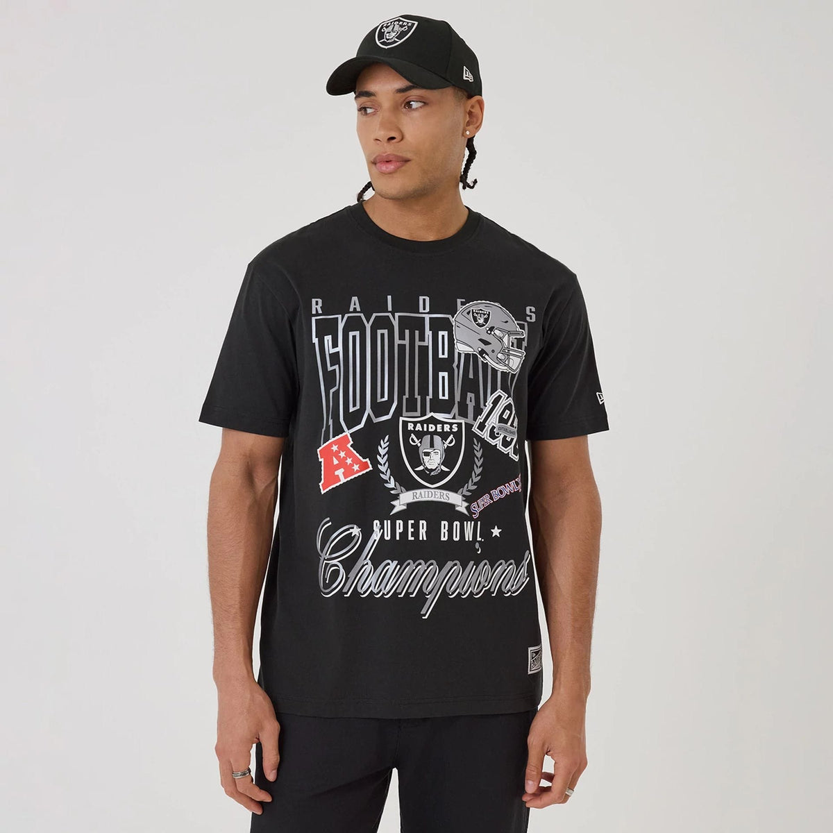 Las Vegas Raiders NFL Sport Classic Black T-Shirt-zelvios