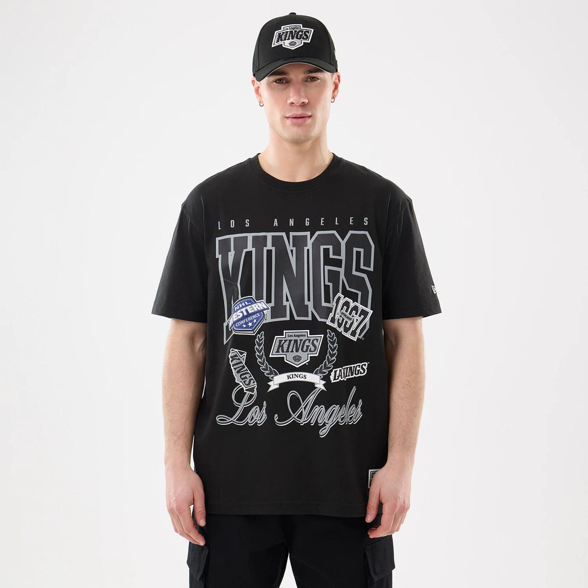LA Kings NHL Sport Classic Black T-Shirt-zelvios