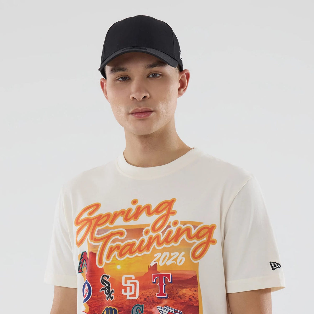 Cactus League Logo MLB Spring Training 2026 Cream T-Shirt-zelvios
