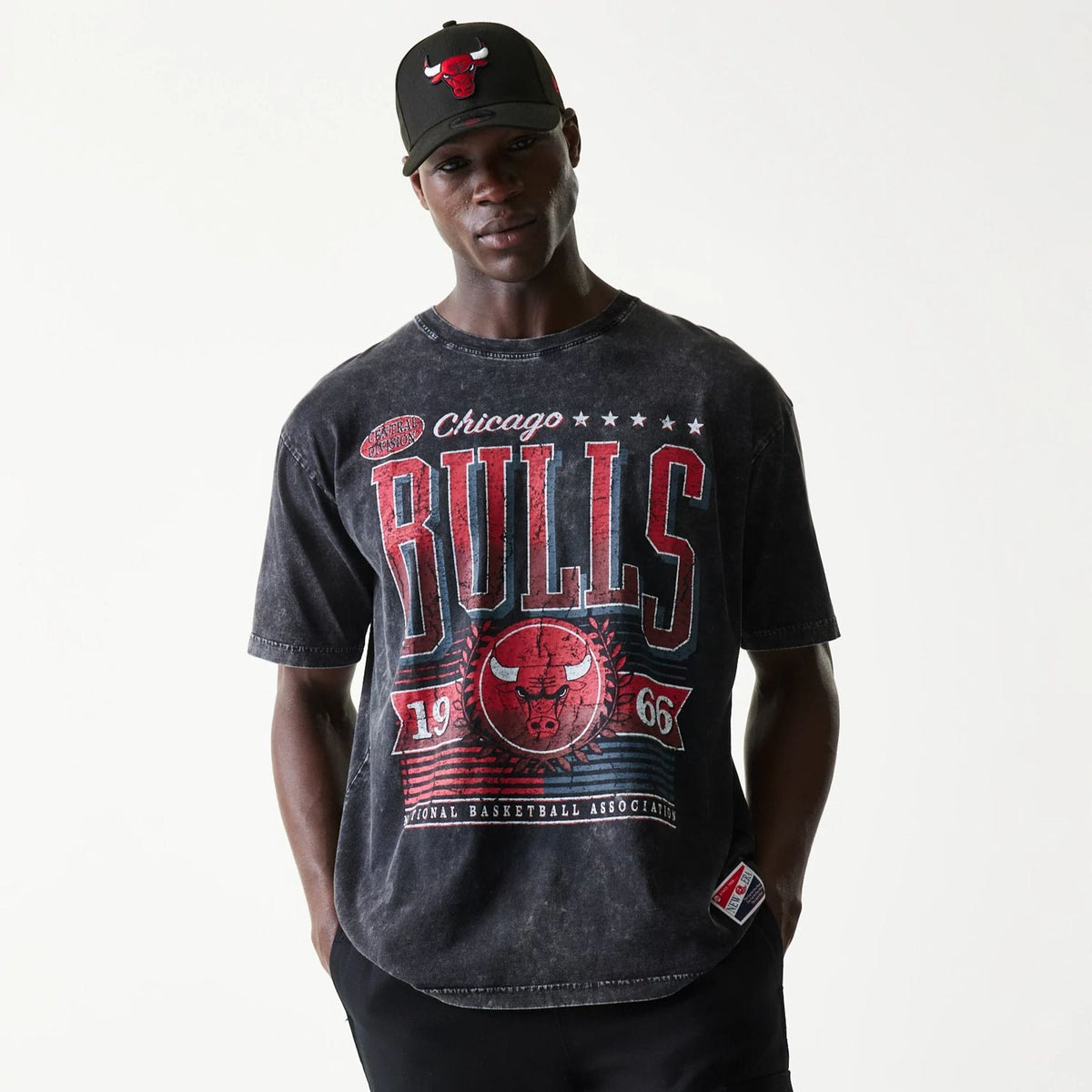 Chicago Bulls NBA Black T-Shirt-zelvios