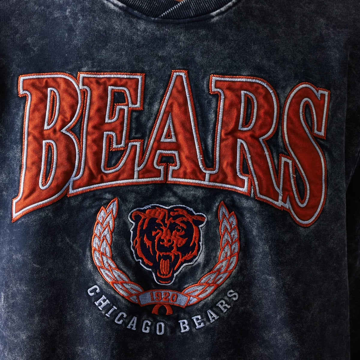 Chicago Bears NFL Navy Crew Neck Sweater-zelvios