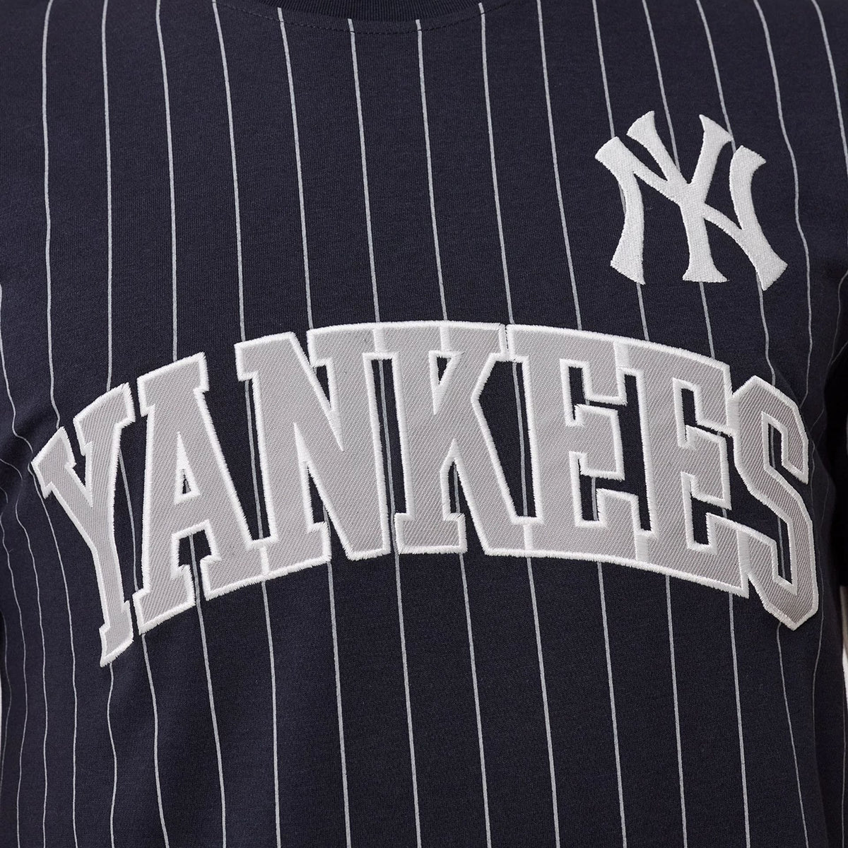 New York Yankees MLB Pinstripe Navy T-Shirt-zelvios