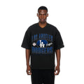 LA Dodgers MLB Black Boxy T-Shirt-zelvios