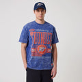 Oklahoma City Thunder NBA Blue T-Shirt-zelvios
