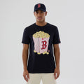Boston Red Sox MLB Popcorn Navy T-Shirt-zelvios