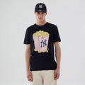 New York Yankees MLB Popcorn Navy T-Shirt-zelvios