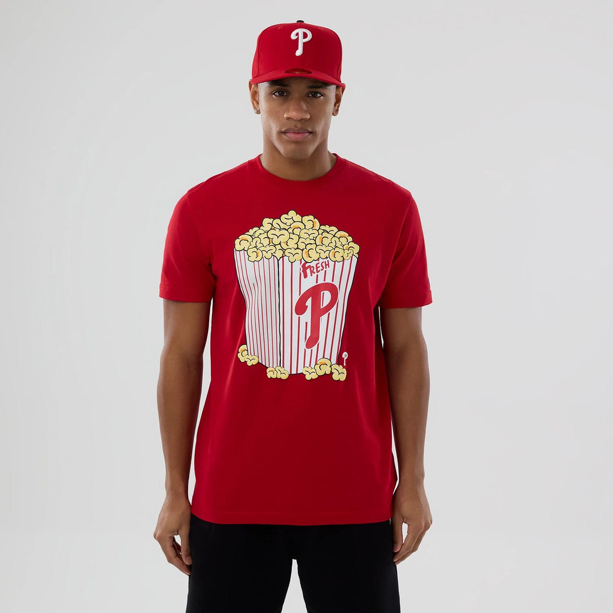 Philadelphia Phillies MLB Popcorn Red T-Shirt-zelvios