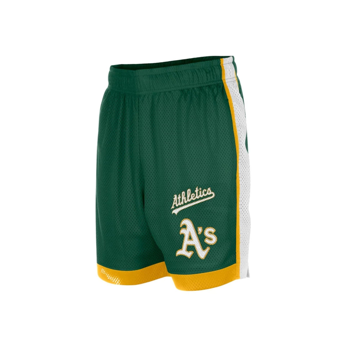 Athletics MLB Dark Green Mesh Shorts-zelvios
