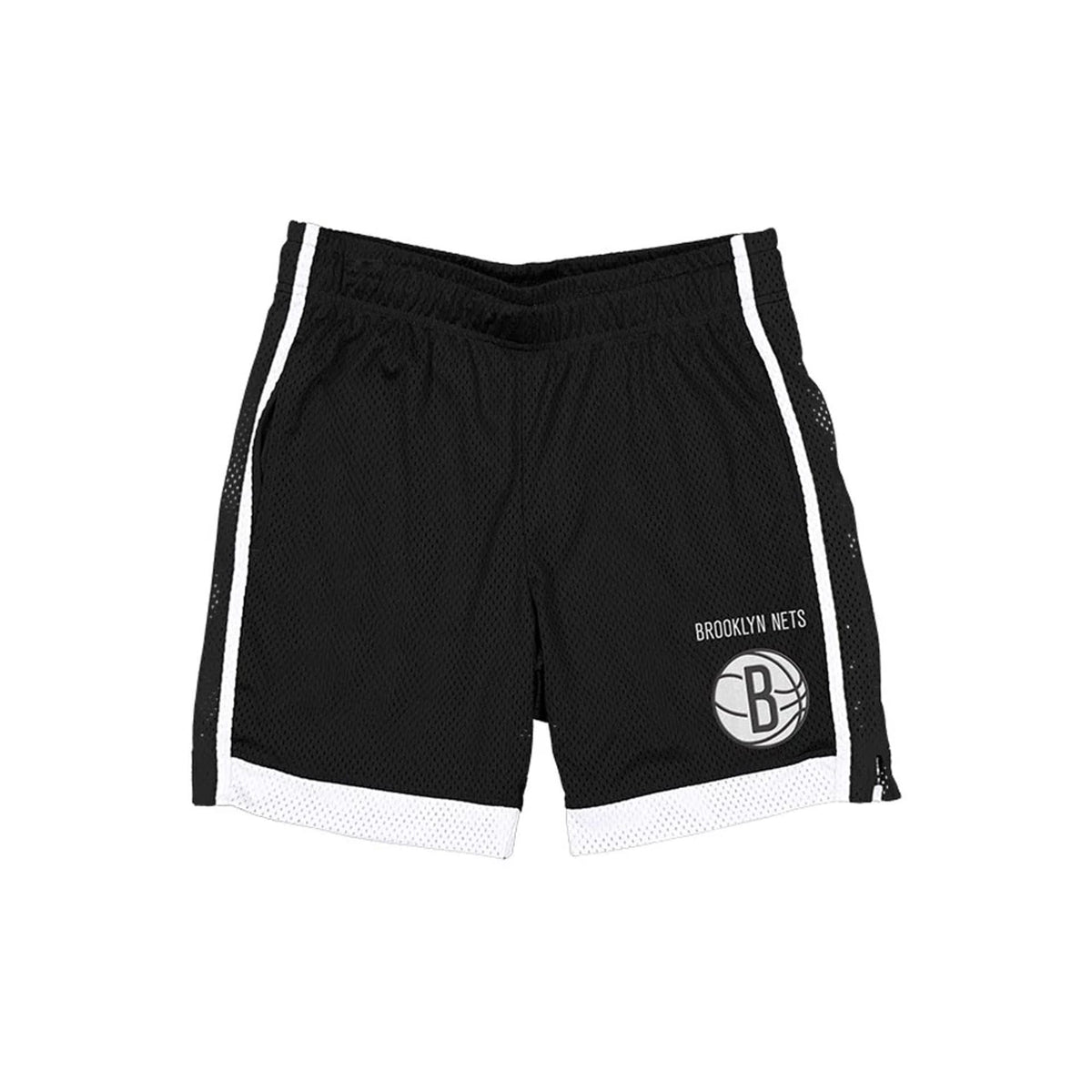 Brooklyn Nets NBA Black Mesh Shorts-zelvios