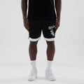 Chicago White Sox MLB Black Mesh Shorts-zelvios