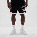 New York Yankees MLB Black Mesh Shorts-zelvios