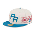 Puerto Rico WBC Latin Embroidery Light Beige 59FIFTY Fitted Cap-zelvios
