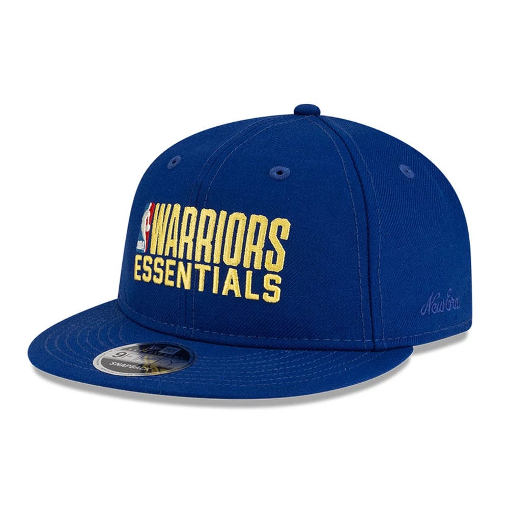 Golden State Warriors FOG x NBA Blue Retro Crown 9FIFTY Adjustable Cap-kentox