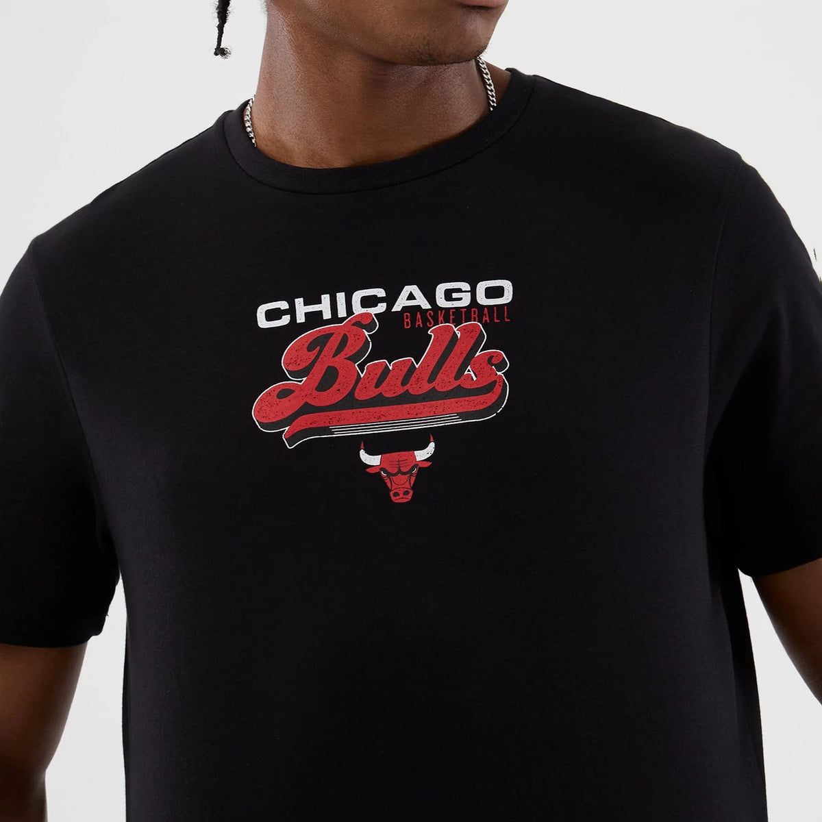 Chicago Bulls NBA Back To School Black T-Shirt-zelvios