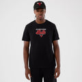 Chicago Bulls NBA Back To School Black T-Shirt-zelvios