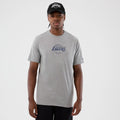 LA Lakers NBA Back To School Grey T-Shirt-zelvios
