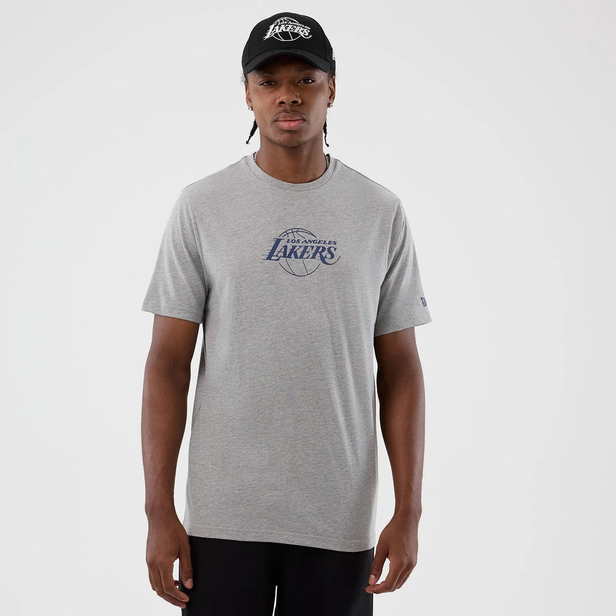 LA Lakers NBA Back To School Grey T-Shirt-zelvios