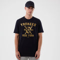 New York Yankees MLB Back To School Navy T-Shirt-zelvios