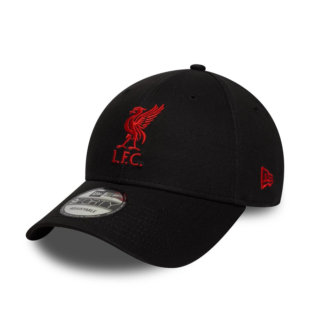 Liverpool FC Core Black 9FORTY Adjustable Cap-zelvios