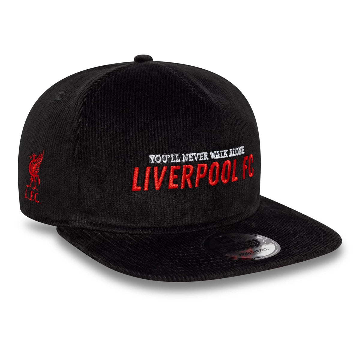 Liverpool FC Cord Black 19TWENTY Adjustable Cap-zelvios