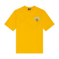 New Era Summer Graphic Yellow Oversized T-Shirt-zelvios