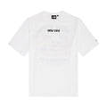 New Era Food Graphic White Oversized T-Shirt-zelvios