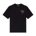 Chicago Bulls NBA Neon Graphic Black T-Shirt-zelvios