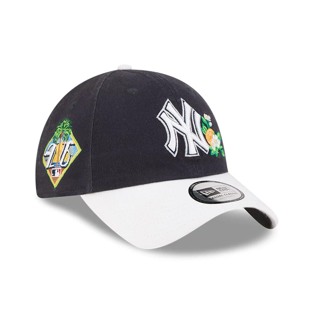 New York Yankees MLB Spring Training 2026 Navy Casual Classic Adjustable Cap-zelvios