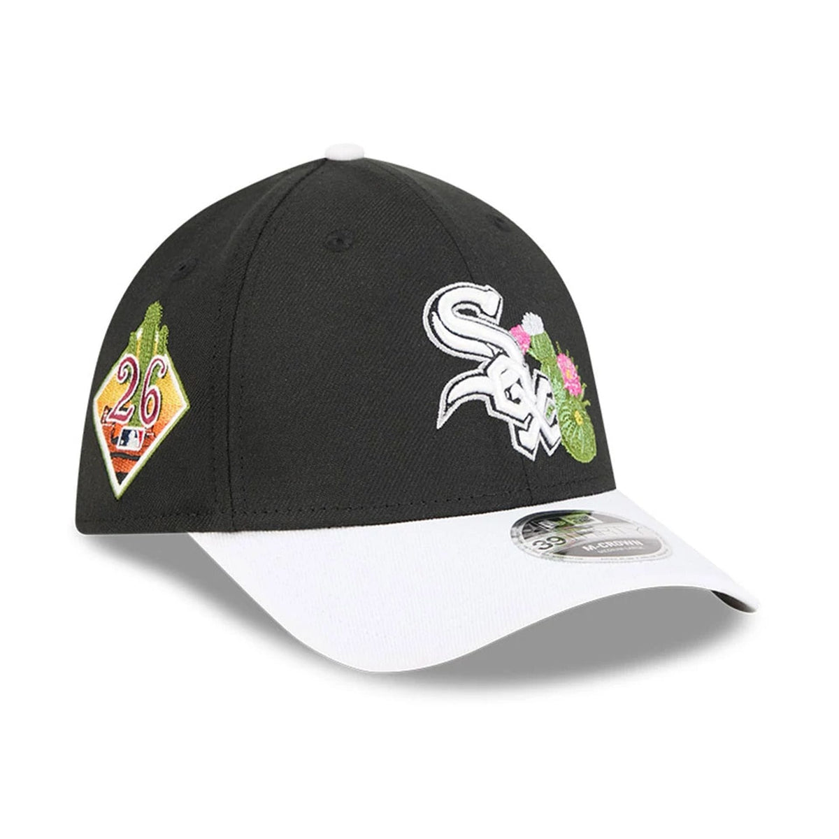 White Sox MLB Spring Training 2026 Black 39THIRTY M-Crown Stretch Fit Cap-zelvios