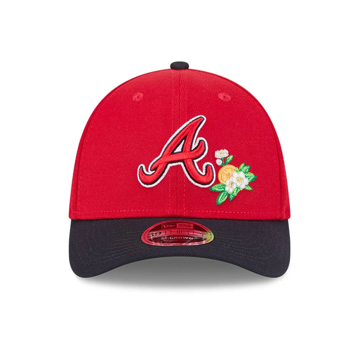 Atlanta Braves MLB Spring Training 2026 Red 39THIRTY M-Crown Stretch Fit Cap-zelvios