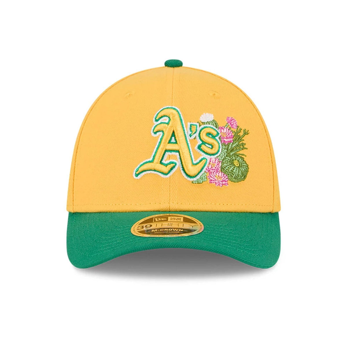 Athletics MLB Spring Training 2026 Yellow 39THIRTY M-Crown Stretch Fit Cap-zelvios