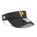 Pittsburgh Pirates MLB Spring Training 2026 Black Visor Cap-zelvios