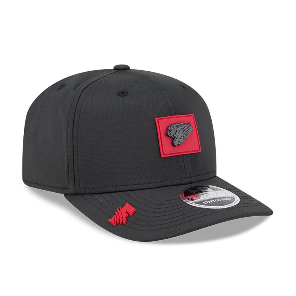 Fresno Grizzlies MiLB Clubhouse Black 9SEVENTY Stretch Snap Adjustable Cap-kentox