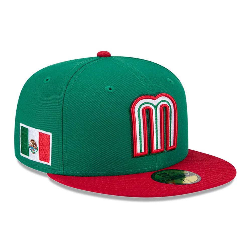 Mexico MLB World Baseball Classic 2026 Green 59FIFTY Fitted Cap-zelvios