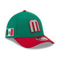 Mexico MLB World Baseball Classic 2026 Green 39THIRTY M-Crown Stretch Fit Cap-zelvios