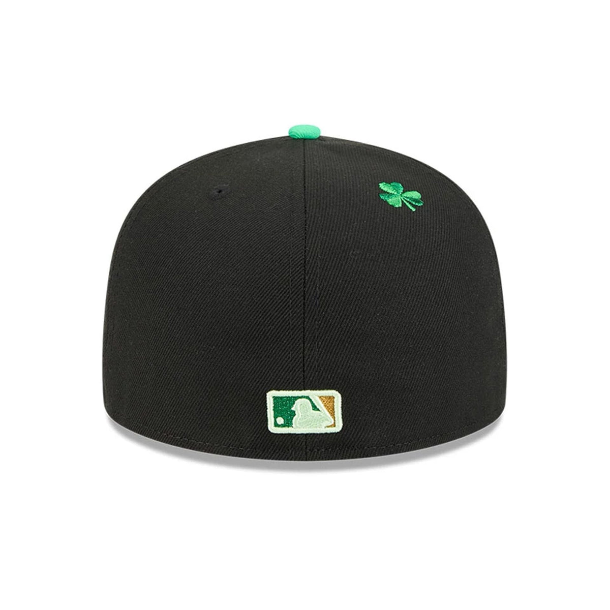 Athletics MLB Saint Patrick's Day Black 59FIFTY Fitted Cap-zelvios