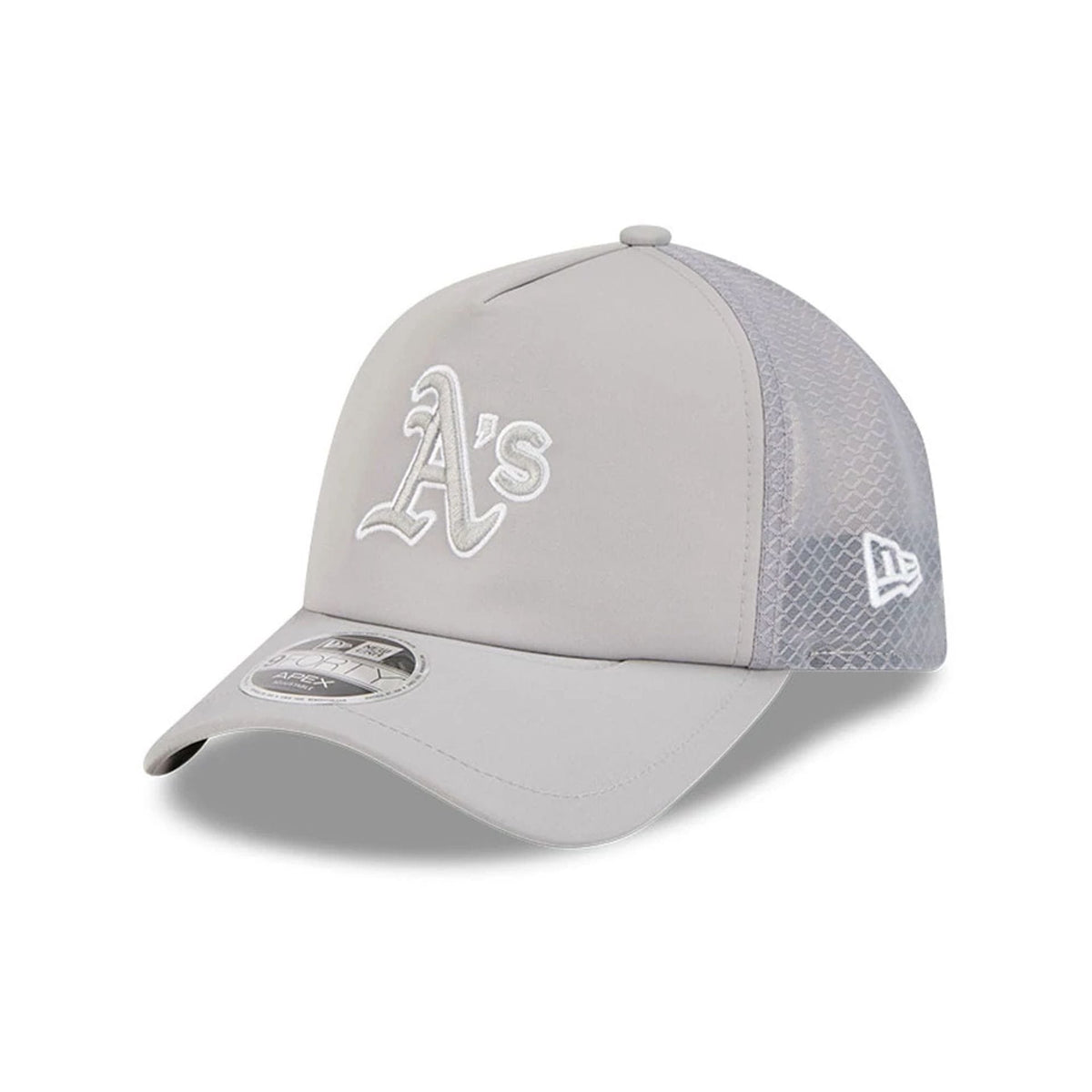 Athletics MLB Batting Practice 2026 Grey 9FORTY Apex Adjustable Cap-zelvios