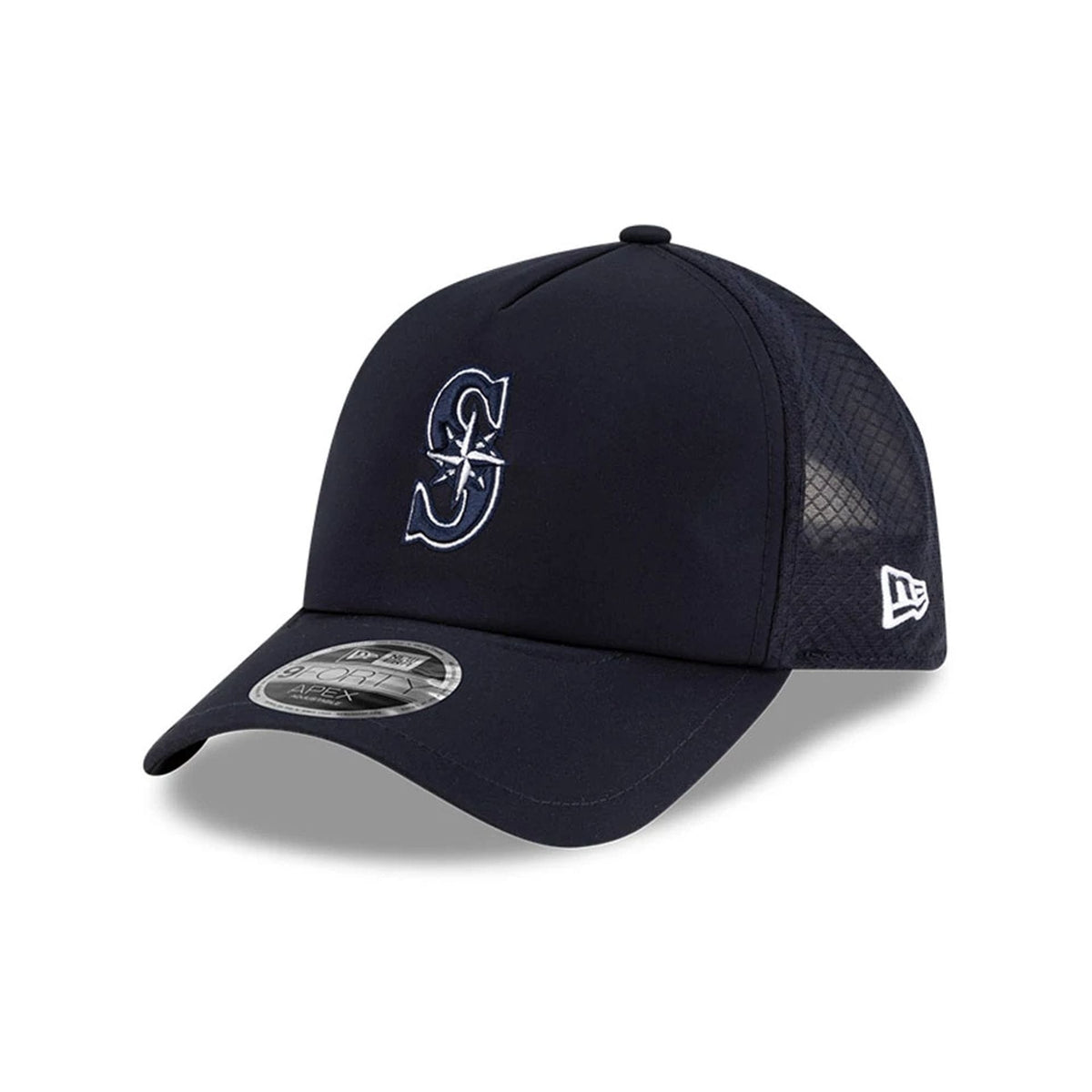 Seattle Mariners MLB Batting Practice 2026 Navy 9FORTY Apex Adjustable Cap-zelvios