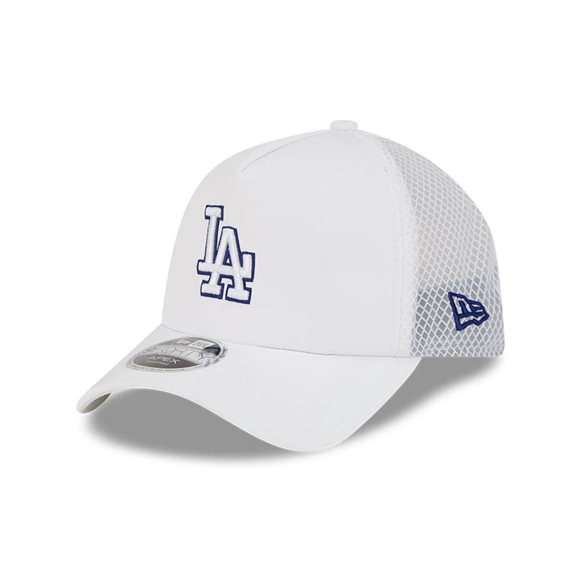 LA Dodgers MLB Batting Practice 2026 White 9FORTY Apex Adjustable Cap-zelvios
